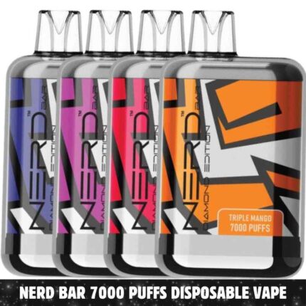 NERD BAR 7000 Puffs 2% Diamond Edition Disposable Vape in Dubai, UAE