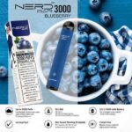 NERD Bar 3000 Puffs Disposable Vape Blueberry