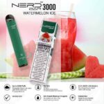 NERD Bar 3000 Puffs Disposable Vape Watermelon Ice