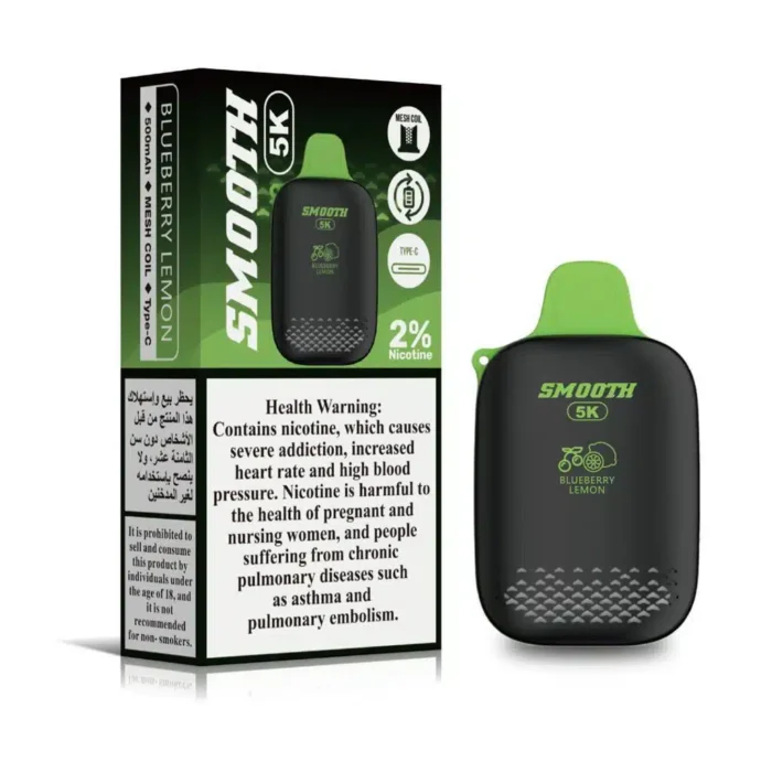 SMOOTH 5000 Puffs Disposable Vape Blueberry Lemon