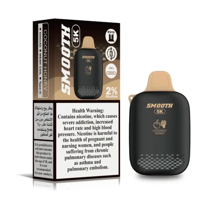 SMOOTH 5000 Puffs Disposable Vape Coconut Honey