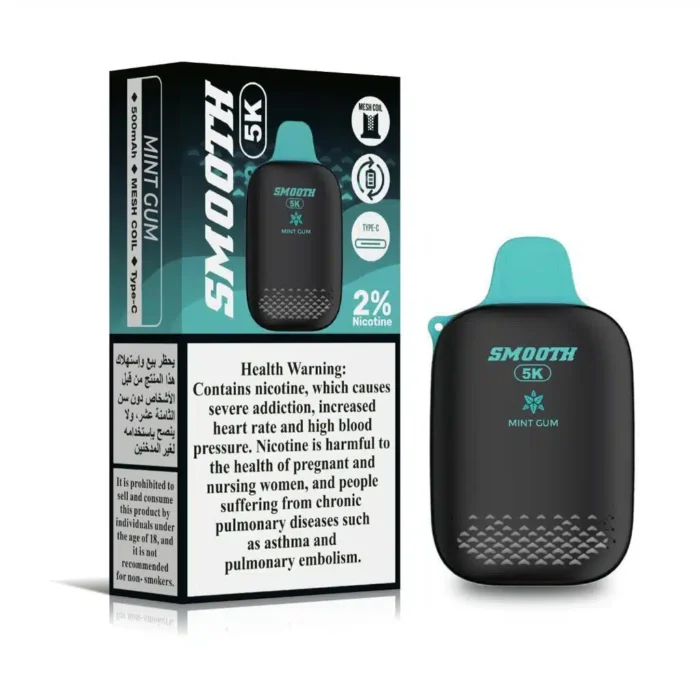 SMOOTH 5000 Puffs Disposable Vape Mint Gum