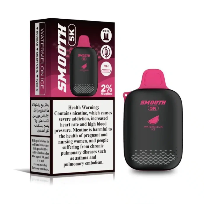 SMOOTH 5000 Puffs Disposable Vape Watermelon Ice