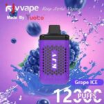 YUOTO KJV 12000 Puffs Disposable Vape in Dubai GRAPE ICE