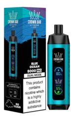 AL FAKHER crown bar pro 8000 puffs price in dubai BLUE OCEAN