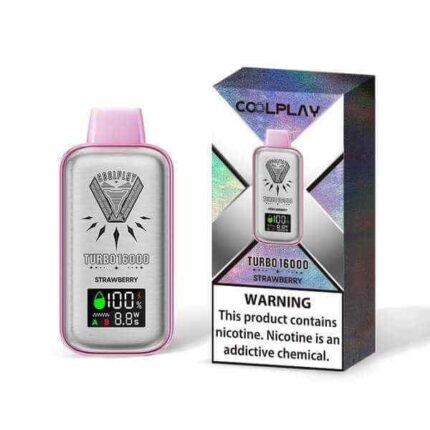 COOLPLAY TURBO 16000 Puffs Price in Dubai STRAWBERRY