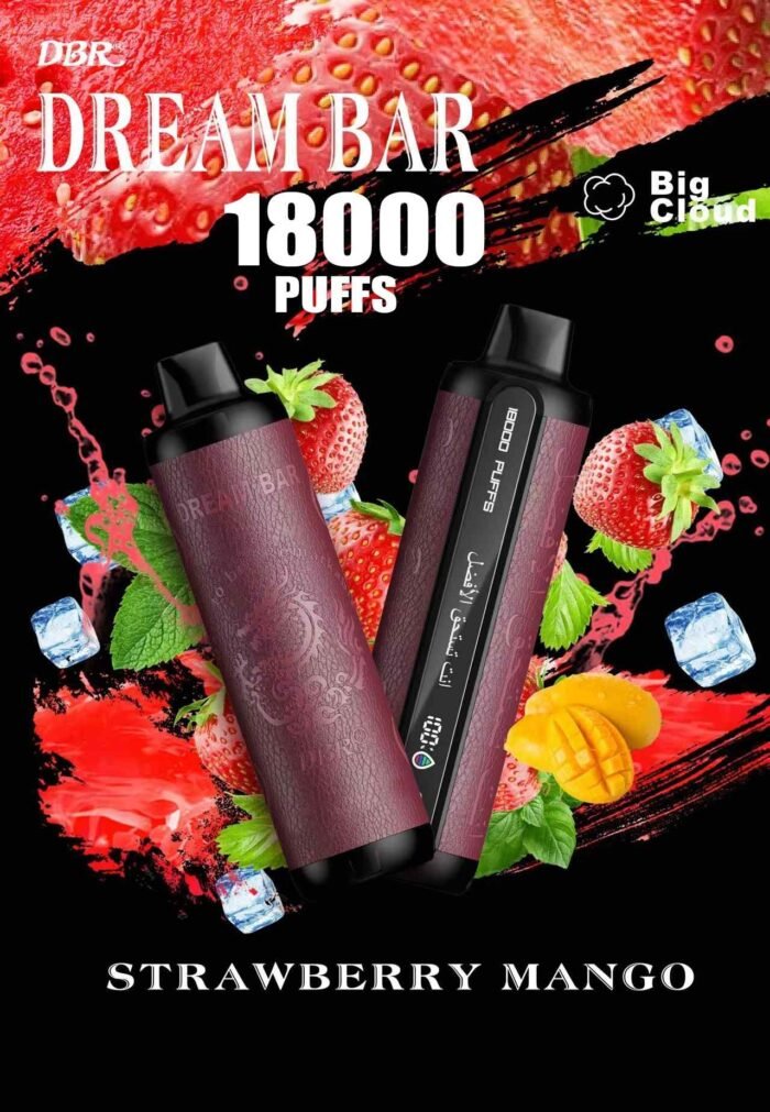 DBR Dream Bar 18000 Puffs Price in Dubai RED MOJITO