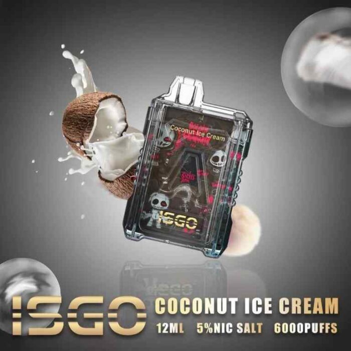 ISGO Drum Box 6000 Puffs Rechargeable 50MG Disposable Vape