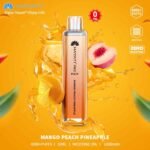 HAYATI Pro Max 4000 Puffs Price in Dubai PEACH MANGO PINEAPPLE