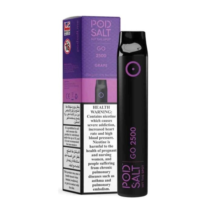 POD SALT Go 2500 Puffs Price in Dubai GRAPE