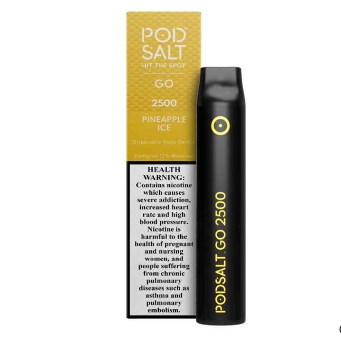 POD SALT Go 2500 Puffs Price in Dubai PINEAPPLE ICE