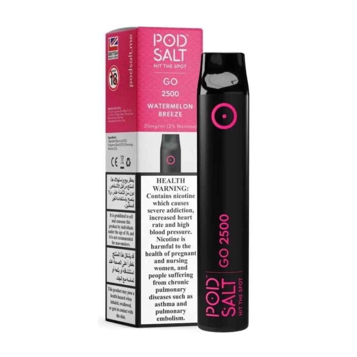 POD SALT Go 2500 Puffs Price in Dubai WATERMELON BREEZE