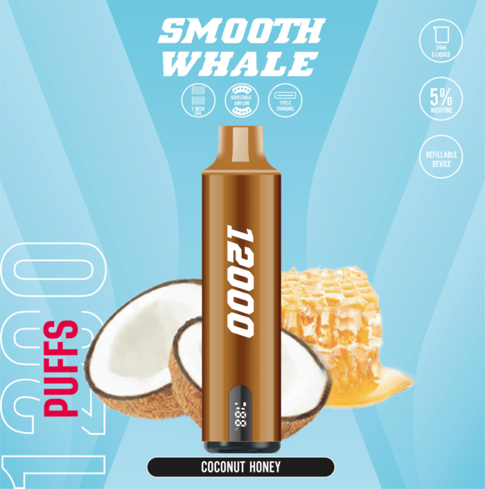 SMOOTH 12000 Puffs 5% Disposable Vape Coconut Honey