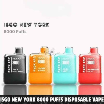 Best ISGO New York 8000 Puffs Disposable Vape