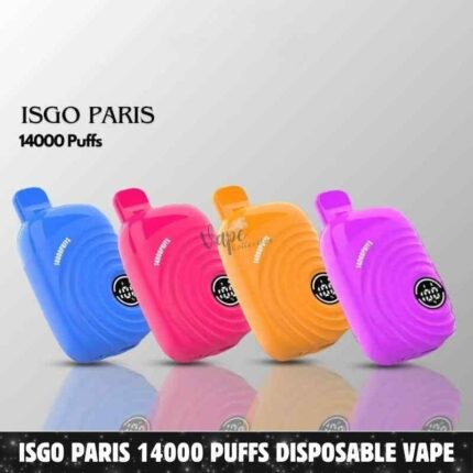 Best ISGO Paris 14000 Puffs 2% Nicotine Disposable Vape