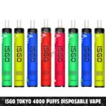 Best ISGO Tokyo 4000 Puffs 2% nicotine Disposable Vape