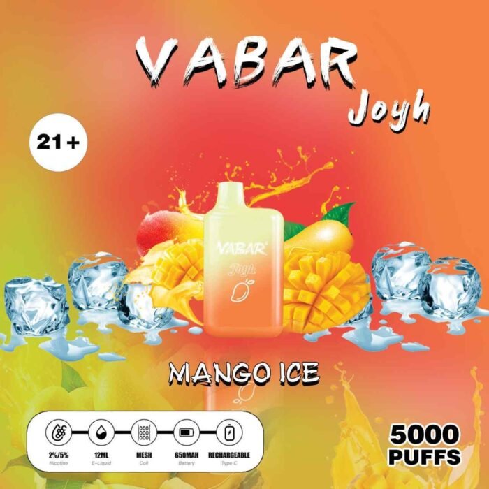VABAR Joyh 5000 Puffs 2% & 5% Nicotine Disposable Vape