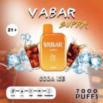 VABAR Supra 7000 Puffs 2% & 5% Nicotine Disposable Vape