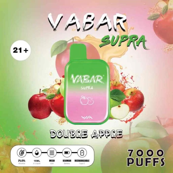 VABAR Supra 7000 Puffs 2% & 5% Nicotine Disposable Vape