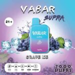 VABAR Supra 7000 Puffs 2% & 5% Nicotine Disposable Vape