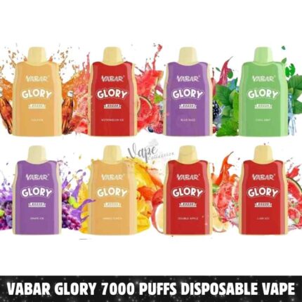 Best VABAR Glory 7000 Puffs 2% & 5% Nicotine Disposable Vape