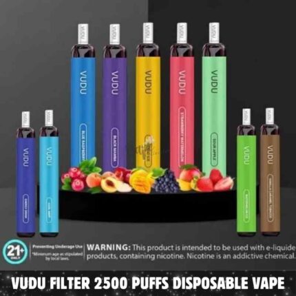 VUDU Filter 2500 Puffs 5% Nicotine Disposable vape