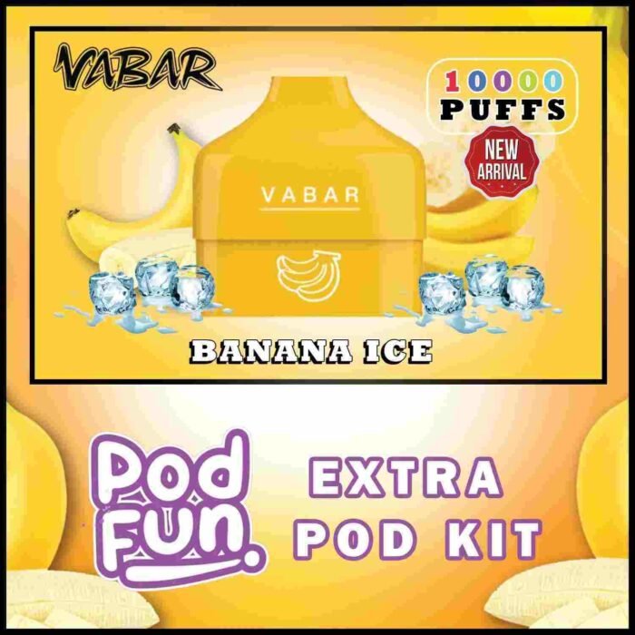 VABAR Pod Fun Extra Pod 10000 Puffs 2% & 5% Nicotine Disposable Vape