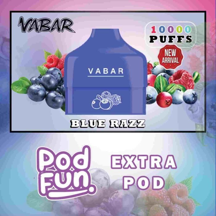 VABAR Pod Fun Extra Pod 10000 Puffs 2% & 5% Nicotine Disposable Vape