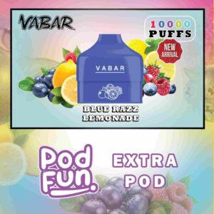 VABAR Pod Fun Extra Pod 10000 Puffs 2% & 5% Nicotine Disposable Vape