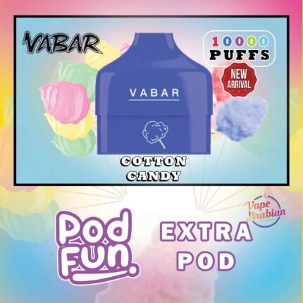 VABAR Pod Fun Extra Pod 10000 Puffs 2% & 5% Nicotine Disposable Vape