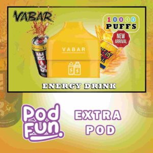 VABAR Pod Fun Extra Pod 10000 Puffs 2% & 5% Nicotine Disposable Vape