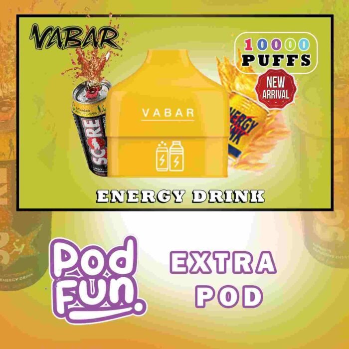 VABAR Pod Fun Extra Pod 10000 Puffs 2% & 5% Nicotine Disposable Vape