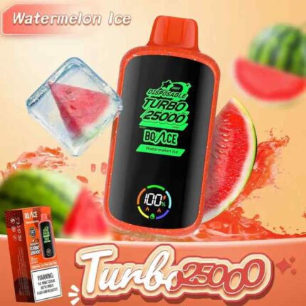 BOUNCE TURBO 25000 Puffs Disposable Vape Price in Dubai Watermelon Ice