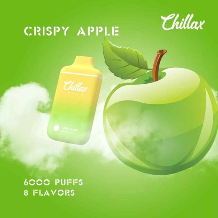 CHILLAX PLUS 6000 PUFFS price in Dubai CRISPY APPLE