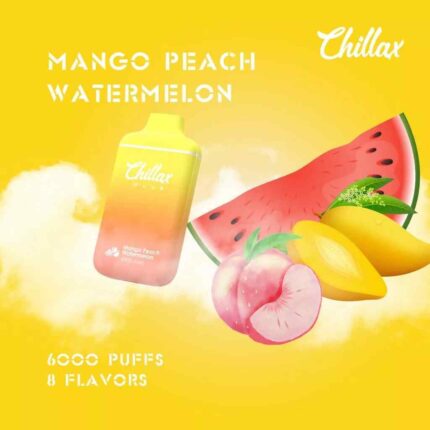 CHILLAX PLUS 6000 PUFFS price in Dubai MANGO PEACH WATERMELON