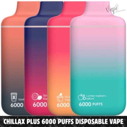 CHILLAX Plus 6000 Puffs 2% Nicotine Disposable Vape in Dubai, UAE