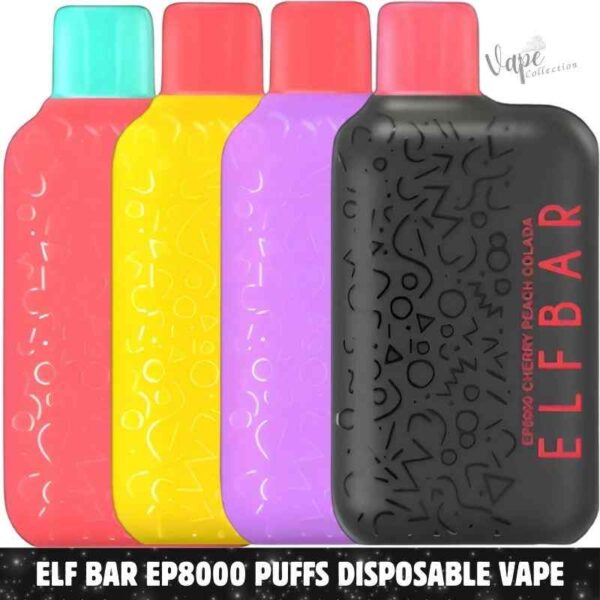 ELF BAR EP8000 Puffs 20MG Nicotine Disposable Vape in Dubai, UAE