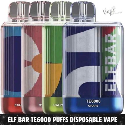 ELF BAR TE6000 AND US VERSION 6000 Puffs 5% Nicotine Disposable Vape in Dubai