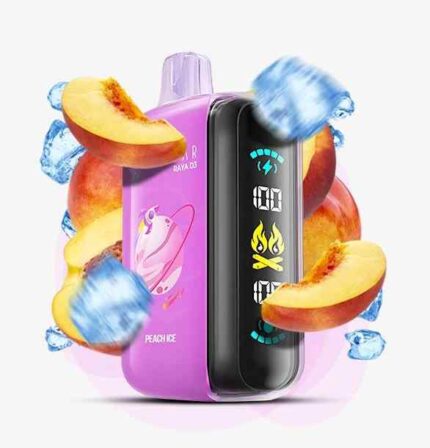 ELFBAR Raya D3 25000 Puffs Disposable Vape Price in Dubai Peach Ice