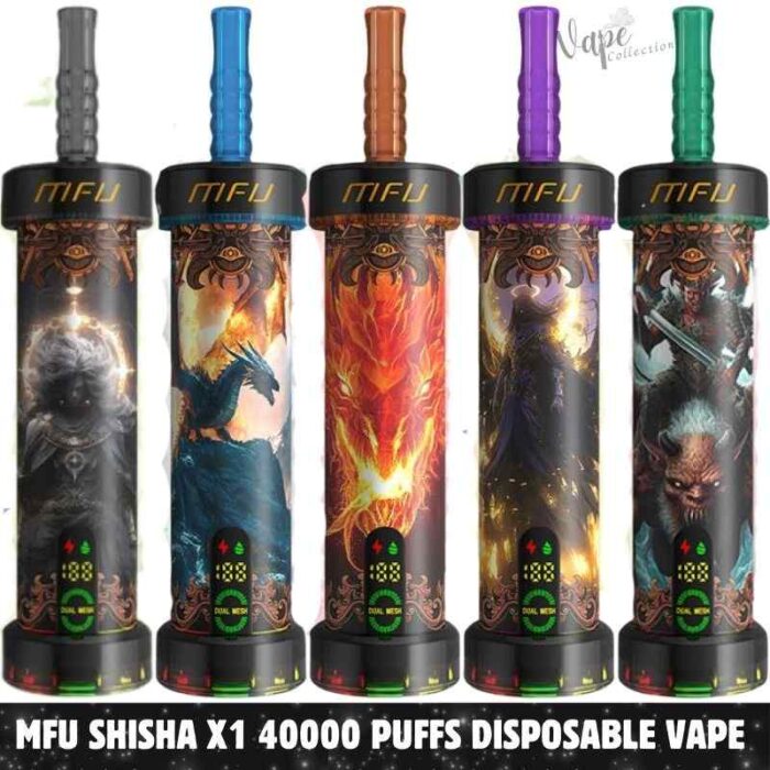 MFU Shisha X1 40000 Puffs Salt Nicotine 5mg Disposable Vape in Dubai