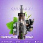 MFU Shisha X1 40000 Puffs Salt Nicotine 5mg Disposable Vape in Dubai Blackcurrent Bombo