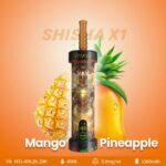 MFU Shisha X1 40000 Puffs Salt Nicotine 5mg Disposable Vape in Dubai Mango Pineapple