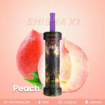 MFU Shisha X1 40000 Puffs Salt Nicotine 5mg Disposable Vape in Dubai Peach