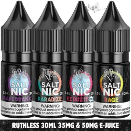 RUTHLESS 30ml Vape Juice 35mg & 50mg E-Liquid in Dubai