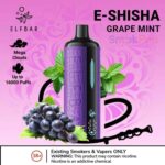 Elf Bar E-Shisha 16000 Puffs Disposable VAPE GRAPE MINT