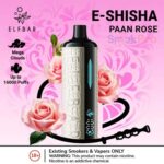 Elf Bar E-Shisha 16000 Puffs Disposable VAPE PAAN ROSE