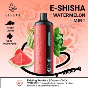 Elf Bar E-Shisha 16000 Puffs Disposable VAPE WATERMELON MINT