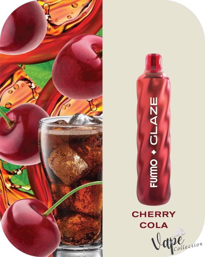 FUMMO Glaze 4500 Puffs 20MG Disposable Vape Price in Dubai Cherry Cola