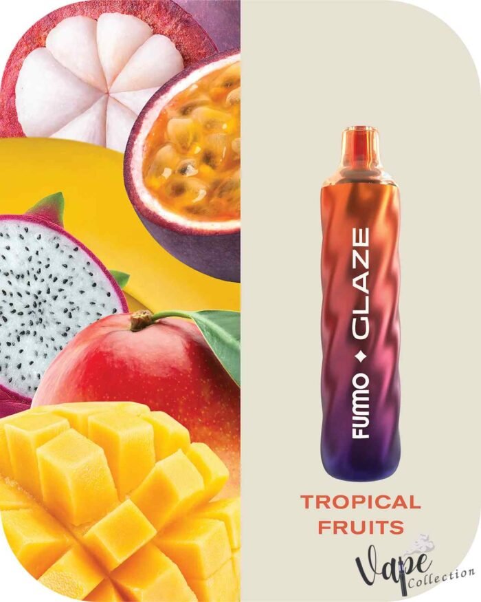 FUMMO Glaze 4500 Puffs 20MG Disposable Vape Price in Dubai Tropical Fruits