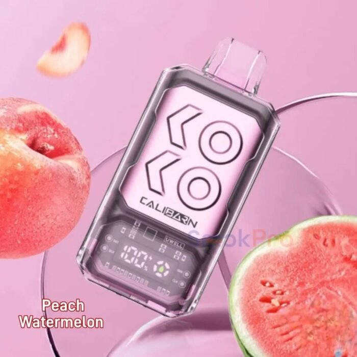 Uwell Caliburn Bar 16000 Puffs Disposable Vape PEACH WATERMELON